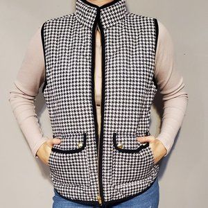 J Crew Houndstooth Vest